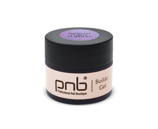 Изображение 2 Моделирующий гель PNB Purple Stardust пурпурная звездная пыль, 5 мл, Объем (мл, г): 5, Цвет: Purple Stardust
