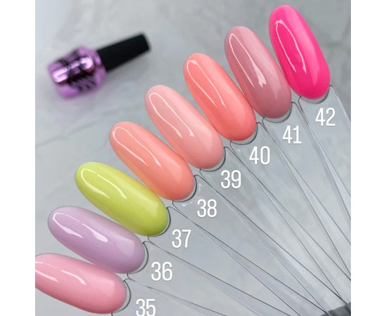 Зображення 2 База камуфлююча для гель-лаку Elise Braun Cover Base №38 персиковий крем, 10 мл, Об'єм (мл, г): 10, Колір: 038