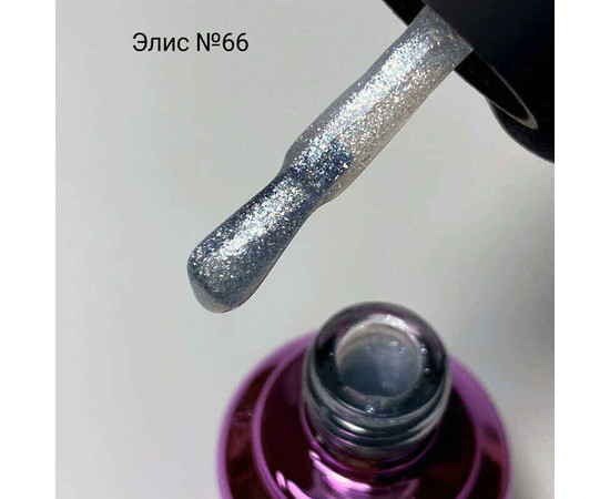 Зображення 3 База камуфлююча для гель-лаку Elise Braun Cover Base №66 напівпрозорий золотисто-бежевий з перламутром та шиммером, 15 мл, Об'єм (мл, г): 15, Колір: 066