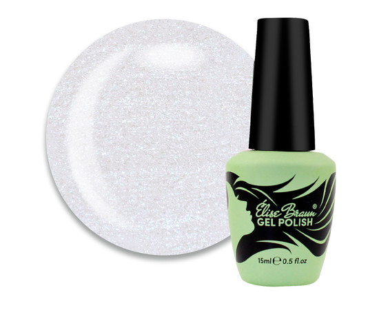 Зображення 4 База камуфлююча для гель-лаку Elise Braun Cover Base №66 напівпрозорий золотисто-бежевий з перламутром та шиммером, 15 мл, Об'єм (мл, г): 15, Колір: 066