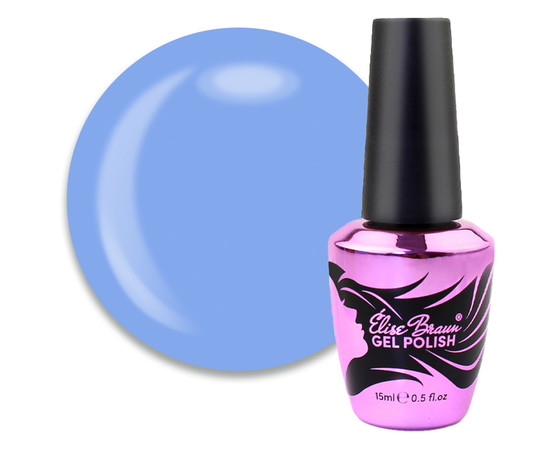 Зображення  База камуфлююча для гель-лаку Elise Braun Cover Base №57 васільково-блакитний, 10 мл, Об'єм (мл, г): 15, Колір: 057