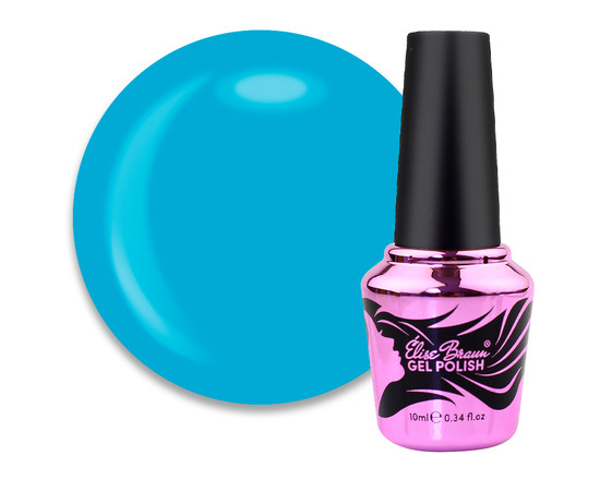 Зображення  База камуфлююча для гель-лаку Elise Braun Cover Base №59 літній блакитний, 10 мл, Об'єм (мл, г): 10, Колір: 059