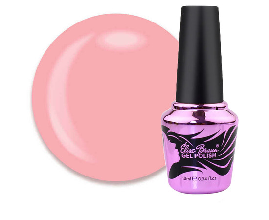 Изображение  База камуфлирующая для гель-лака Elise Braun Cover Base №77 персиковый крем, 10 мл, Объем (мл, г): 10, Цвет: 077