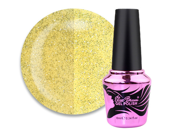 Зображення  База світловідбивна Elise Braun Go-Go Base №12 жовтий, 10 мл, Об'єм (мл, г): 10, Колір: 012