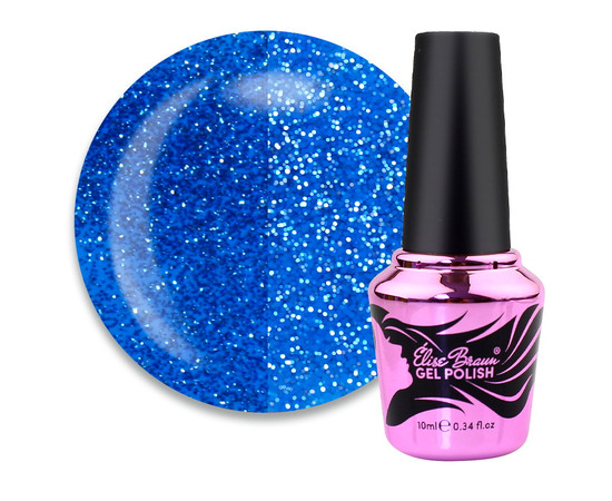 Зображення  База світловідбивна Elise Braun Go-Go Base №21 синій, 10 мл, Об'єм (мл, г): 10, Колір: 021