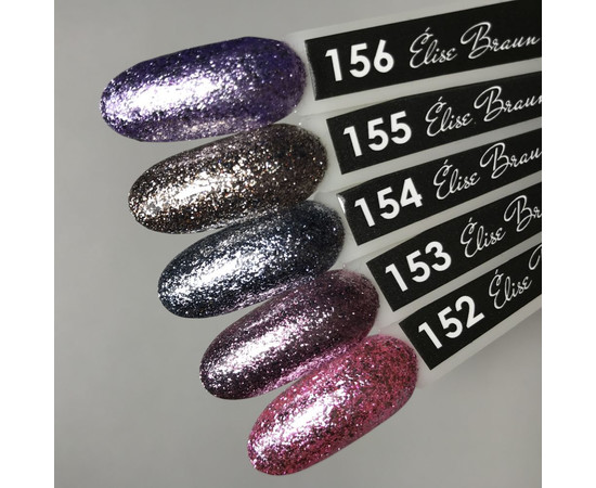 Зображення 3 Гель лак для нігтів Elise Braun №155, 10 мл, Об'єм (мл, г): 10, Колір: 155