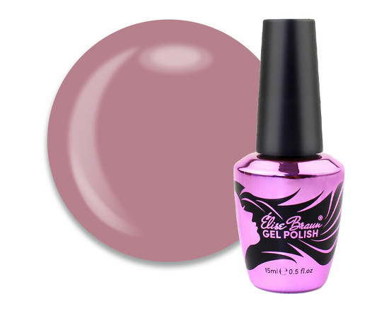 Изображение  Полигель для ногтей Elise Braun Polygel №16 розовое дерево, 15 мл  