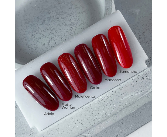 Зображення 3 Nails of the Day Let’s special Samantha - багряний(алий) гель лак для нігтів, що перекриває в один шар, 10  мл, Об'єм (мл, г): 10, Колір: Samantha