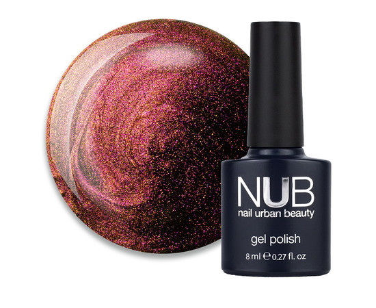 Зображення  Магнітний гель-лак NUB Mystery 9D Gel Polish №011 Ember, 8 мл, Об'єм (мл, г): 8, Колір: 011