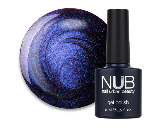 Зображення  Магнітний гель-лак NUB Mystery 9D Gel Polish №012 Sapphire, 8 мл, Об'єм (мл, г): 8, Колір: 012