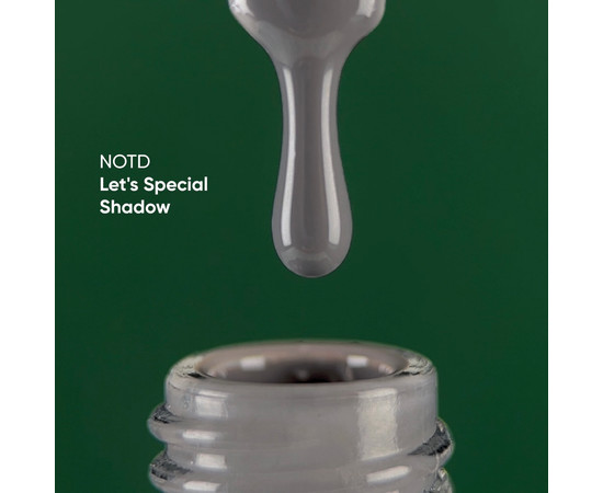 Изображение 2 Nails of the Day Let’s special Shadow - светло-серый гель-лак для ногтей, перекрывающий в один слой, 10 мл, Объем (мл, г): 10, Цвет: Shadow