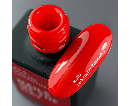 Зображення 2 Nails of the Day Let’s special Samantha - багряний(алий) гель лак для нігтів, що перекриває в один шар, 10  мл, Об'єм (мл, г): 10, Колір: Samantha