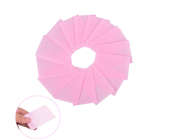 Зображення 2 Серветки безворсові CANNI для зняття липкого шару рожеві, 1000 шт