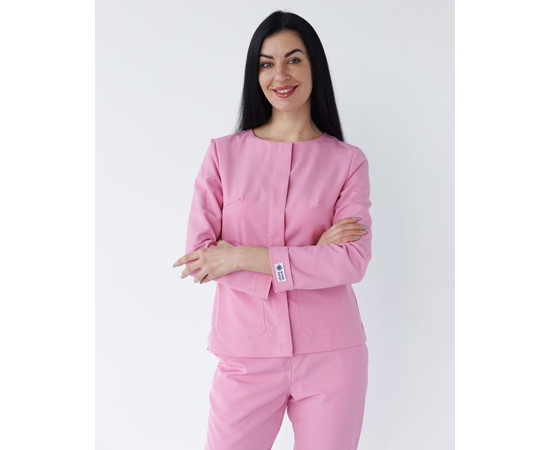 Зображення 5 Медичний костюм жіночий Жаклін рожевий (Віскоза "Еліт") р. 44, "БІЛИЙ ХАЛАТ" 440-337-927, Розмір: 44, Цвет: рожевий