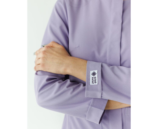 Изображение 4 Медицинский костюм женский Жаклин лавандовый (Вискоза «Элит») р. 46, "БЕЛЫЙ ХАЛАТ" 440-353-927, Размер: 46, Цвет: лавандовый