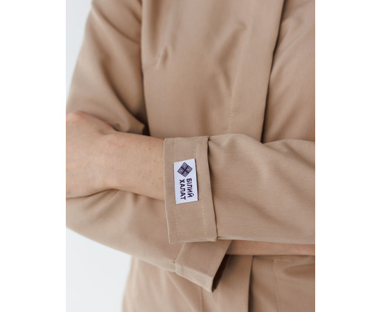 Зображення 5 Медичний костюм жіночий Жаклін пісочний (Віскоза "Еліт") р. 44, "БІЛИЙ ХАЛАТ" 440-323-920, Розмір: 44, Цвет: пісочний