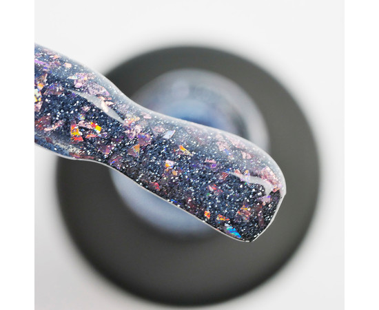 Зображення 2 База для гель-лаку Nails Molekula Base Flash Galaxy Ocean Beach пляж на океані, 12 мл, Об'єм (мл, г): 12, Колір: Ocean Beach