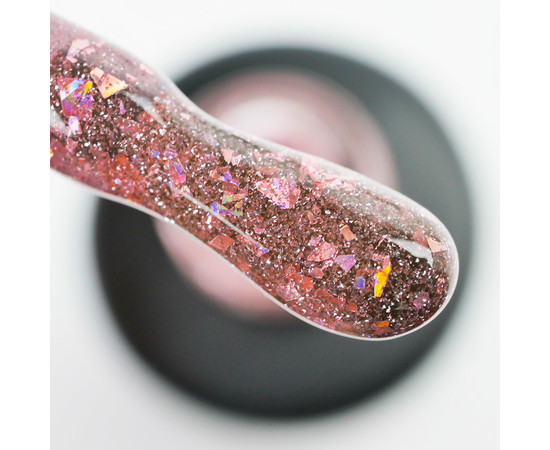 Зображення 2 База для гель-лаку Nails Molekula Base Flash Galaxy Himalayan Salt гімалайська сіль, 12 мл, Об'єм (мл, г): 12, Колір: Himalayan Salt