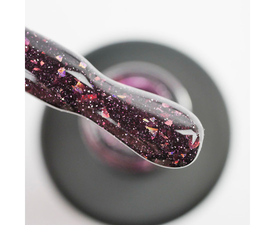 Зображення 2 База для гель-лаку Nails Molekula Base Flash Galaxy Fire Opal вогняний опал, 12 мл, Об'єм (мл, г): 12, Колір: Fire Opal