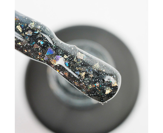 Зображення 2 База для гель-лаку Nails Molekula Base Flash Galaxy Night Sky нічне сяйво, 12 мл, Об'єм (мл, г): 12, Колір: Night Sky