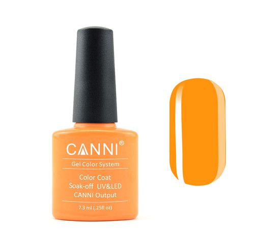 Изображение 2 Гель-лак CANNI 091 светло-оранжевый, 7.3 мл, Объем (мл, г): 7.3, Цвет: 091
