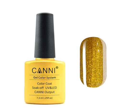 Зображення 2 Гель-лак CANNI 197 золото, 7.3 мл, Об'єм (мл, г): 7.3, Колір: 197
