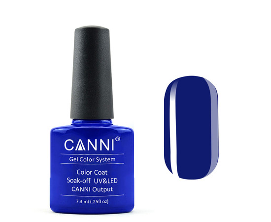 Зображення 2 Гель-лак CANNI 229 синій електрик, 73 мл, Об'єм (мл, г): 7.3, Колір: 229