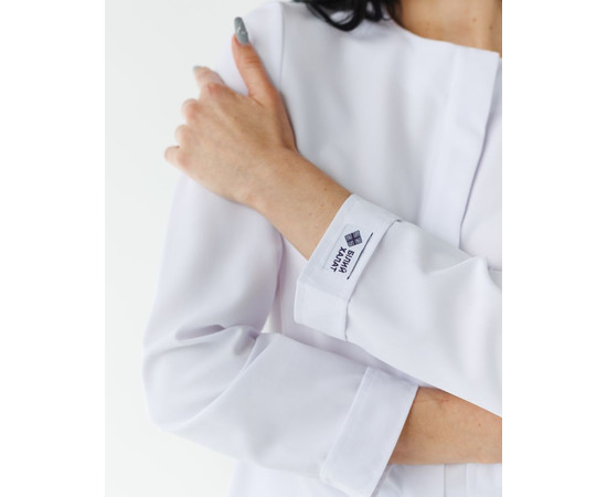 Изображение 4 Медицинский костюм женский Жаклин белый (Вискоза «Элит») р. 48, "БЕЛЫЙ ХАЛАТ" 440-324-927, Размер: 48, Цвет: белый