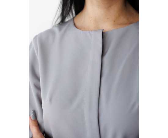 Зображення 3 Медичний костюм жіночий Жаклін сірий (Віскоза "Еліт") р. 42, "БІЛИЙ ХАЛАТ" 440-328-927, Розмір: 42, Цвет: сірий