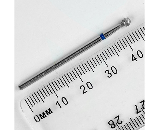 Зображення 2 Фреза алмазна Molekula 801/001 030B синя куля діаметр 3 мм