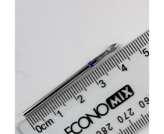 Зображення 2 Фреза алмазна Molekula 368257/025B оливка синя діаметр 2.5 мм / робоча частина 5 мм