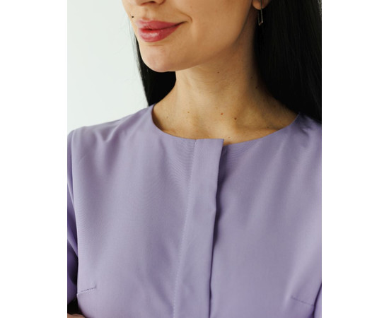 Зображення 3 Медичний костюм жіночий Жаклін лавандовий (Віскоза "Еліт") р. 42, "БІЛИЙ ХАЛАТ" 440-353-927, Розмір: 42, Цвет: лавандовий
