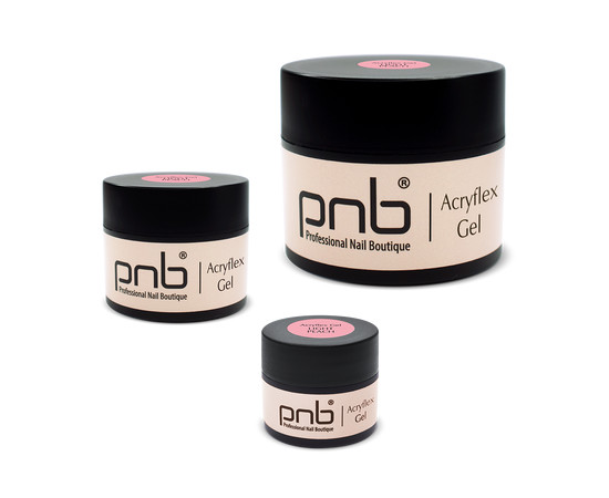 Изображение 3 Полигель PNB Acryflex Gel Pink Elegance светло-недостаточный, 50 мл, Объем (мл, г): 50