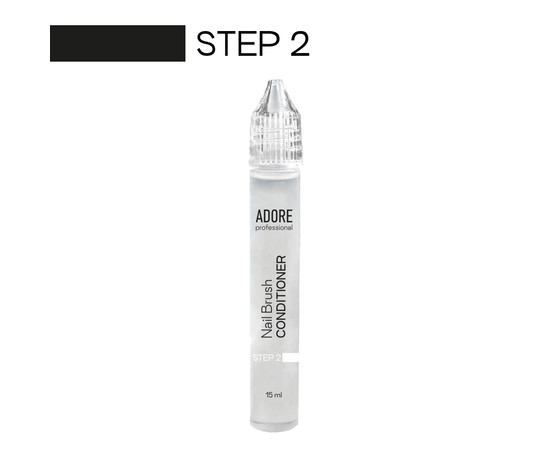Зображення 3 Система догляду за манікюрними пензлями Adore Nail Brush Care System, 2х15 мл