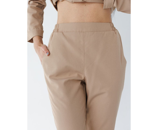 Зображення 6 Медичний костюм жіночий Жаклін пісочний (Віскоза "Еліт") р. 46, "БІЛИЙ ХАЛАТ" 440-323-920, Розмір: 46, Цвет: пісочний