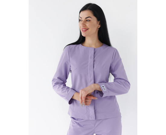 Изображение 7 Медицинский костюм женский Жаклин лавандовый (Вискоза «Элит») р. 48, "БЕЛЫЙ ХАЛАТ" 440-353-927, Размер: 48, Цвет: лавандовый