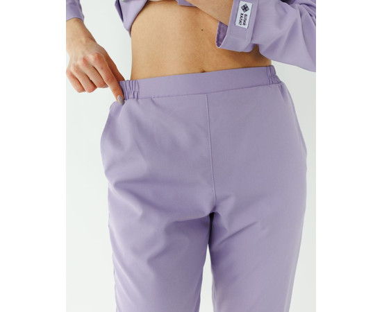 Изображение 6 Медицинский костюм женский Жаклин лавандовый (Вискоза «Элит») р. 52, "БЕЛЫЙ ХАЛАТ" 440-353-927, Размер: 52, Цвет: лавандовый