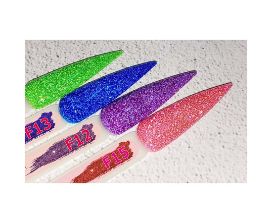 Зображення 2 Гель-лак для нігтів Nails Molekula Flash Effect 6 мл № F15, Об'єм (мл, г): 6, Колір: F15