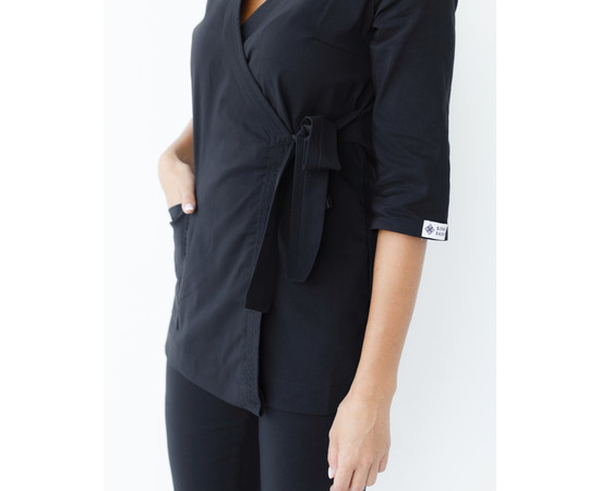 Зображення 6 Медичний костюм жіночий Шанхай чорний р. 46, "БІЛИЙ ХАЛАТ" 139-321-704, Розмір: 46, Цвет: чорний