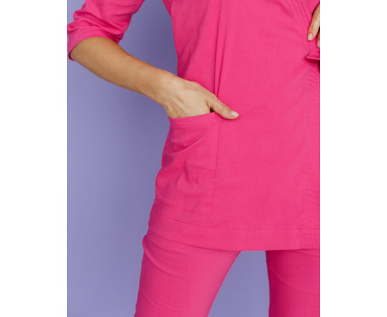 Зображення 7 Медичний костюм жіночий Шанхай рожевий р. 42, "БІЛИЙ ХАЛАТ" 139-337-704, Розмір: 42, Цвет: рожевий