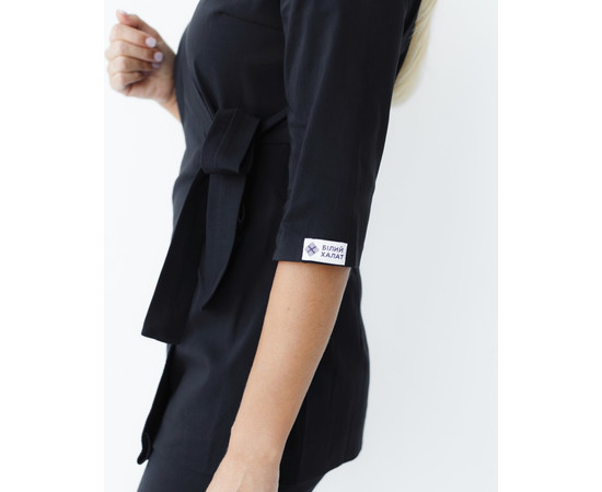 Зображення 8 Медичний костюм жіночий Шанхай чорний р. 46, "БІЛИЙ ХАЛАТ" 139-321-704, Розмір: 46, Цвет: чорний