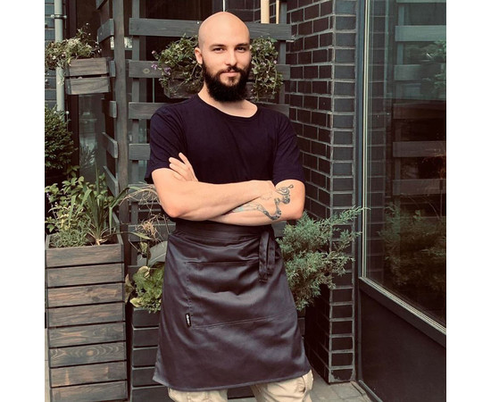 Зображення 2 Фартух до коліна темно-сірий Nibano 1023.DG