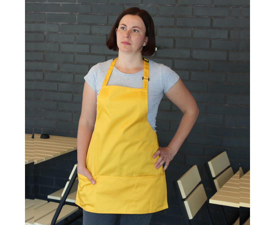 Зображення 2 Фартух укорочений з 3 кишенями жовтий Nibano 2003.WO