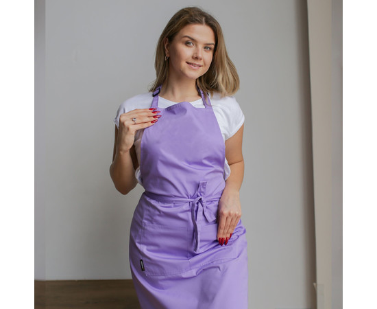 Зображення 2 Фартух класичний з кишенями лаванда Nibano 2023.LL-0