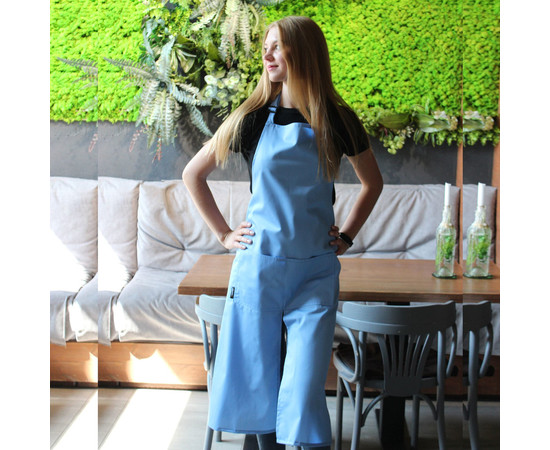 Изображение 2 Фартук длинный с разрезом небо Nibano 2143.LB