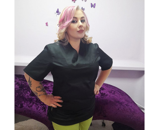 Изображение 2 Форма массажиста унисекс черная р. XL Nibano 4000.BL.XL-black, Размер: XL, Цвет: черный