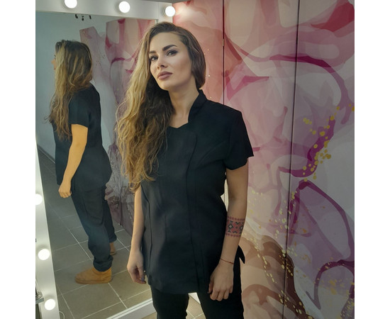 Зображення 2 Туніка жіноча Roma чорна р. XL Nibano 4801.BL.XL, Розмір: XL, Цвет: чорний