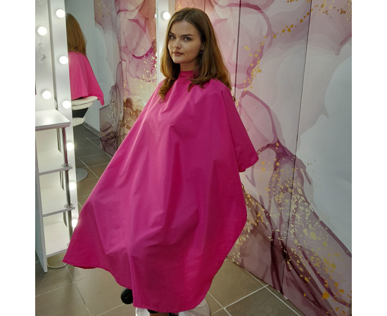 Зображення 2 Накидка перукарська малина (Липучка) водостійка Nibano 4900.HP