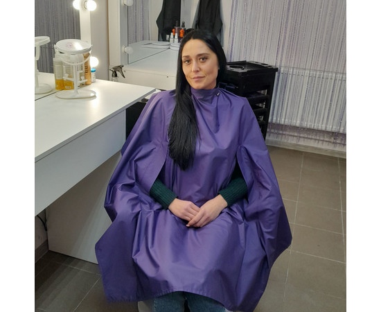 Зображення 2 Накидка з розрізами Мадрид фіолетова (Липучки) водостійка Nibano 4902.PU