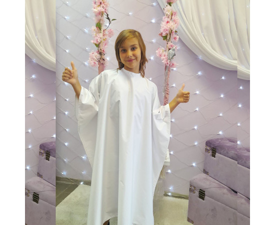 Зображення 2 Накидка дитяча біла водостійка Nibano 4907.WH